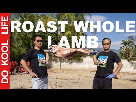 Roast Whole Lamb and Enjoy it in the Snow