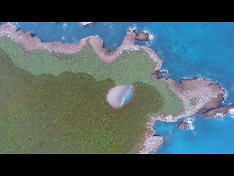 Hidden Beach Found Inside Crater On Island