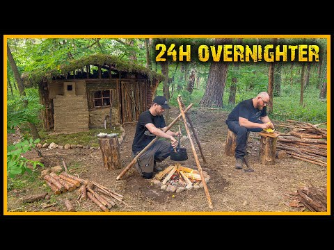24h Overnighter im Bushcraft Shelter – Bauen, basteln und Kochen – Survival Deutschland