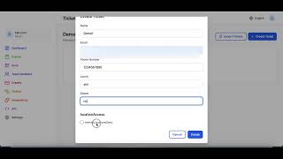 How to create single ticket manually ?