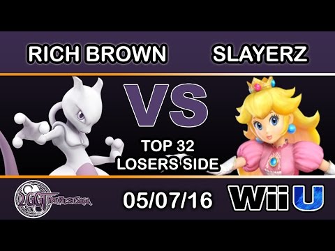 2GGT: Pink Fresh Saga - Rich Brown (Mewtwo) Vs. SlayerZ (Peach) Losers Side - Smash Wii U