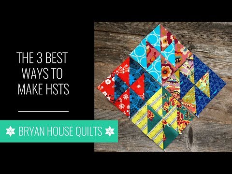 The 3 Best Ways to Make Half Square Triangles