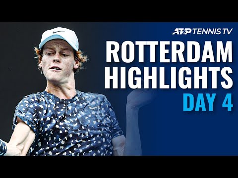 Sinner Stuns Goffin; Bedene Shocks Tsitsipas & Rublev Stays Hot | Rotterdam 2020 Day 4 Highlights