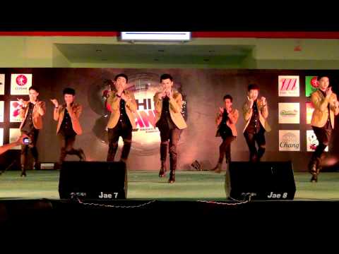 140803 Wonder Queen cover AOA - Intro + Short Hair @OISHI Thailand Cover Dance 2014 (Audition)