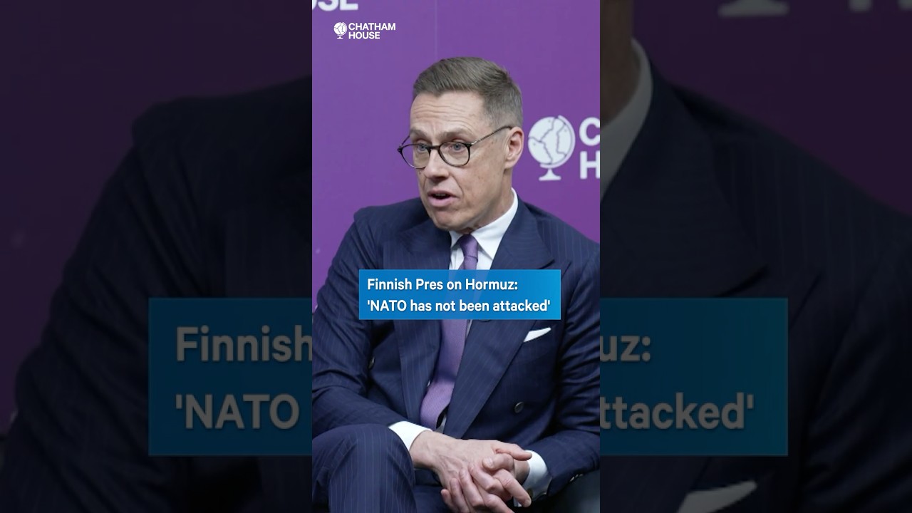 Finnish president on Hormuz: 'NATO has not been attacked'