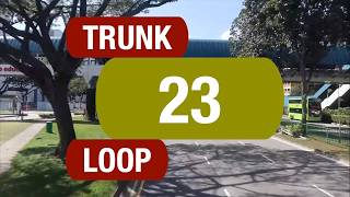 Go-Ahead Trunk 23 | Bus Service Route Visual