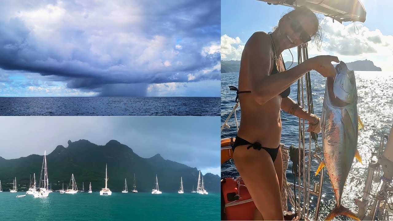 Night sailing and discovery of Nuku Hiva. Ep30
