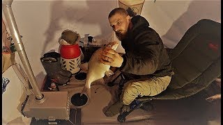 Зимняя рыбалка с ночёвкой на двое суток. закрепляем результат