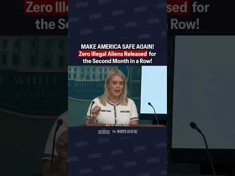 Press Sec: "There were...ZERO illegal aliens released..." – The White House