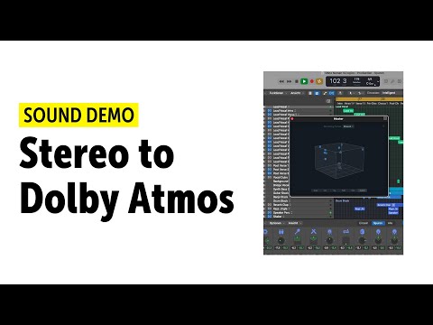 Stereo to Dolby Atmos – Demo (no talking) – Apple Logic Pro 10.7