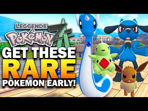 Get These RARE Pokemon Early! Pokemon Legends Z-A Dratini, Riolu, Evee, Larvitar