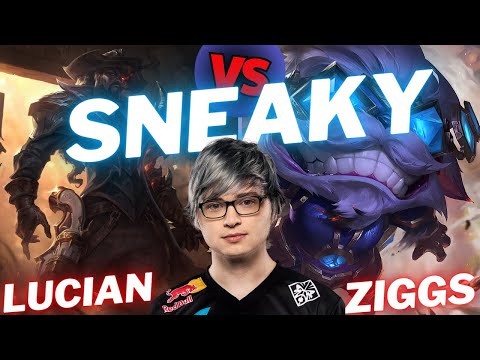 SNEAKY | LUCIAN VS ZIGGS | ADC GAMEPLAY | Patch 14.19 / Season 14 | #LeagueofLegends