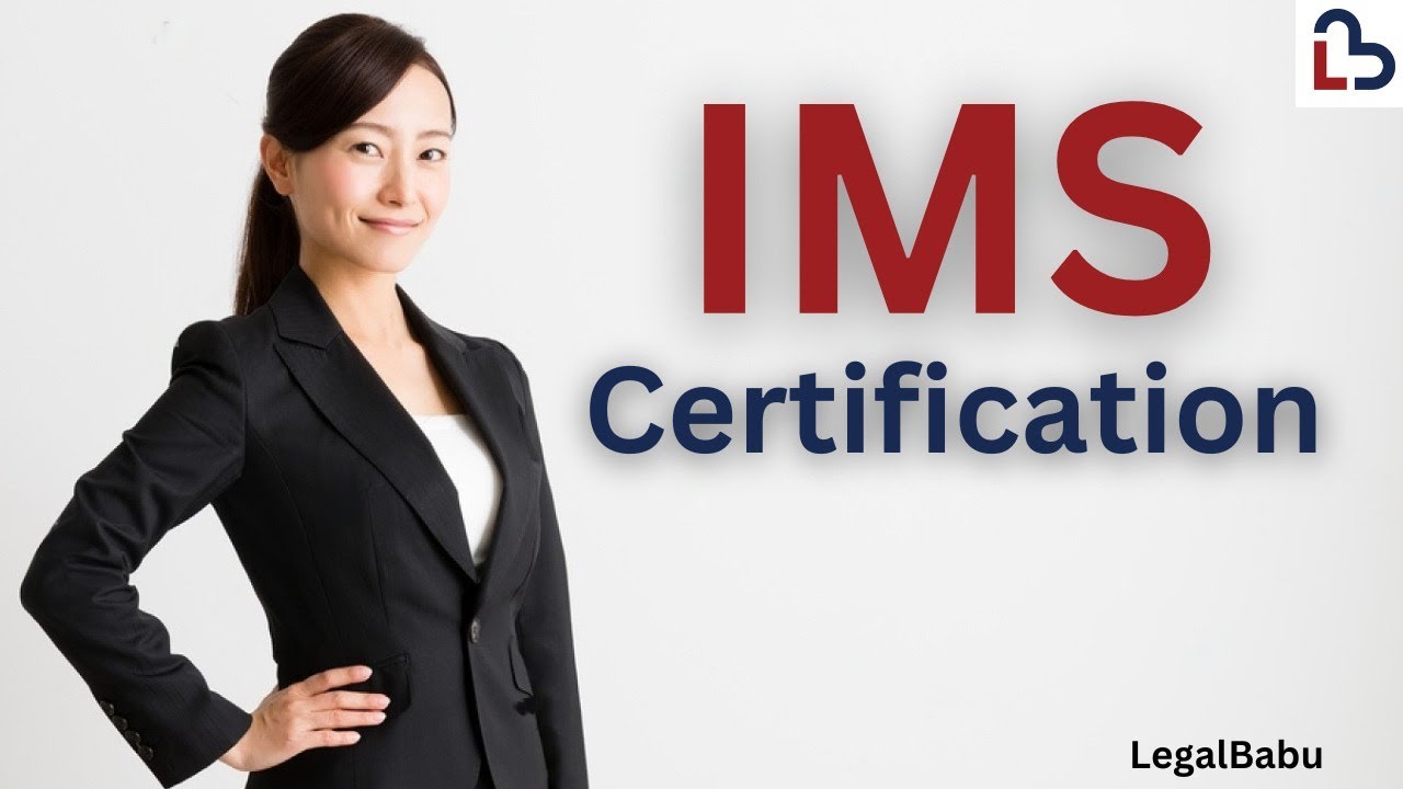 Easily Obtain IMS-integrated management system certification