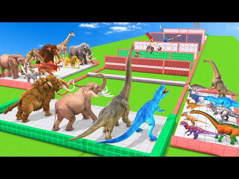 Animals vs Dinosaurs Power Tournament - Animal Revolt Battle Simulator