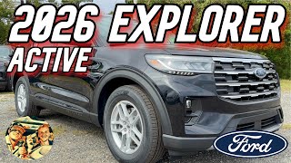 2026 FORD EXPLORER ACTIVE RWD | AGATE BLACK METALLIC SUV | 2.3L ECOBOOST | FULL LUXURY REVIEW