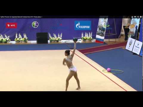 Yulia Sinitsina Ball - Russian Championships Penza 2014