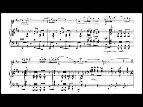 Edouard Lalo - Guitare for Violin and Piano, Op. 28 (1877) [Score-Video]
