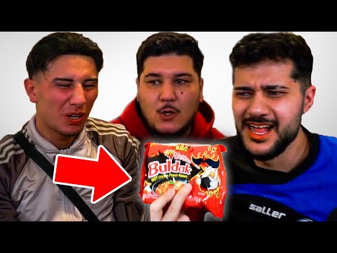 WHO HAS TO EAT TWICE OF HOT NOODLES?