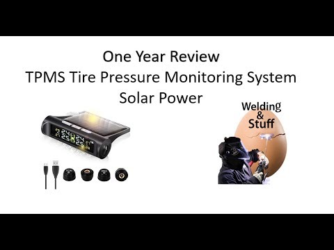 One Year Review On My Wireless TPMS Tire Pressure Monitoring System Solar Power