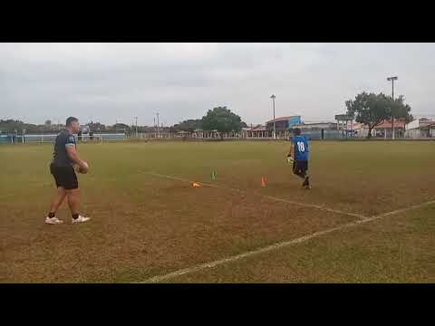 ainda dizer q ser goleiro é  fácil,  cair e levantar!  retina de treino  pra goleiros