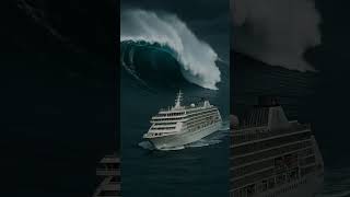 Cruise Ship Hit by Giant Tsunami 🌊 Disaster Animation #ocean #tsunami #cruise