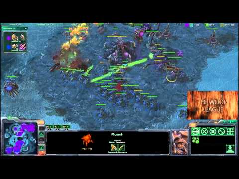 THE WOOD LEAGUE Starcraft 2: TLO V. SEN (ZvZ) - Part 2