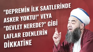 Depremin İlk Saatlerinde Asker Yoktu! veya 