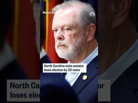 North Carolina state senator loses election by 23 votes
