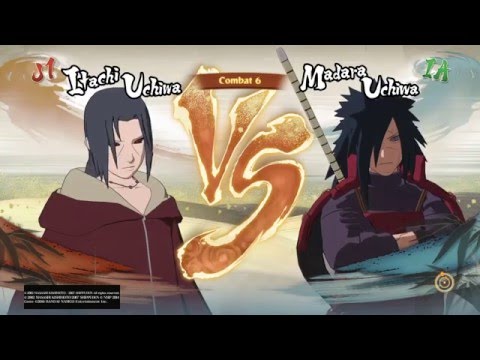 NARUTO SHIPPUDEN: Ultimate Ninja STORM 4 Gameplay itachi vs madara