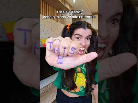 This is Teddy, my grandmother didn't understand. #shorts #trend #kids #fyp