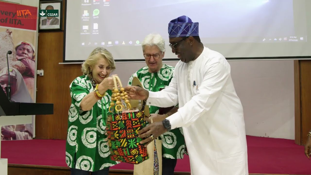 Outgoing Rotary President Francesco Arezzo Commends IITA-Rotary Alliance