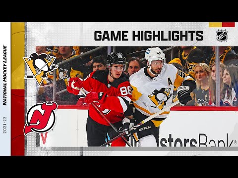 Penguins @ Devils 12/19/21 | NHL Highlights