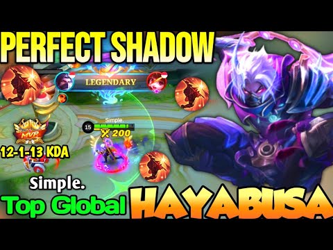 HAYABUSA BEST BUILD IN 2022 | TOP GLOBAL HAYABUSA Simple. - MOBILE LEGENDS