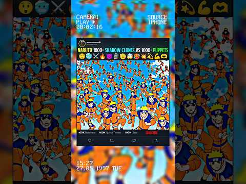 🤯 NARUTO 1000+ SHADOW CLONES VS 1000+ PUPPETS ⚔️