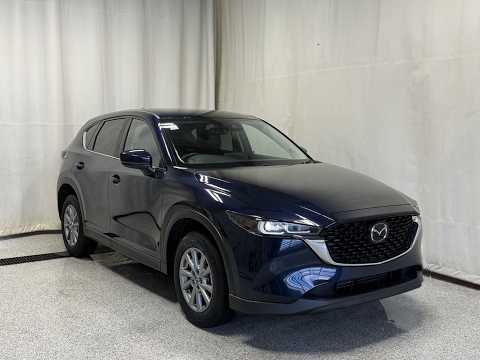 2025 Mazda CX-5 in Blue for sale at Park Mazda in Sherwood Park, AB