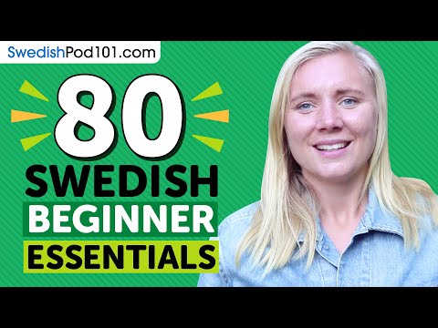 Learn Swedish: 80 Beginner Swedish Videos You Must Watch