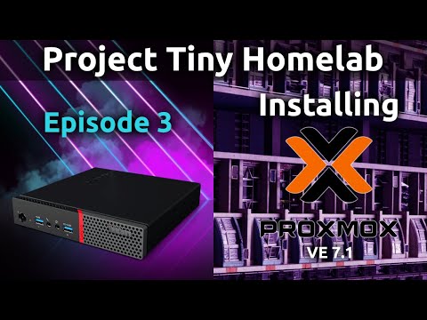 Installing a Proxmox (VE 7.1) cluster on multiple nodes - Project Tiny Homelab EP3