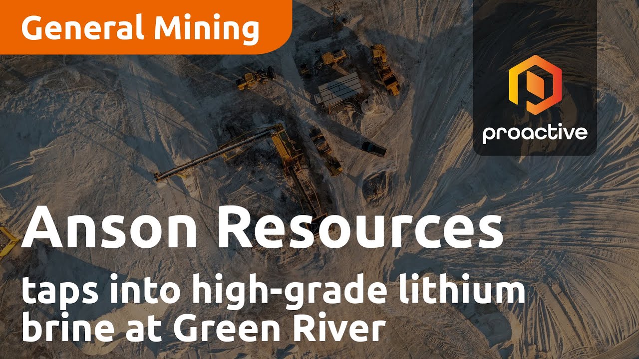 Anson Resources taps into high-grade lithium brine at Green River