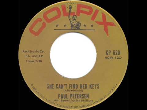 1962 HITS ARCHIVE: She Can’t Find Her Keys - Paul Petersen