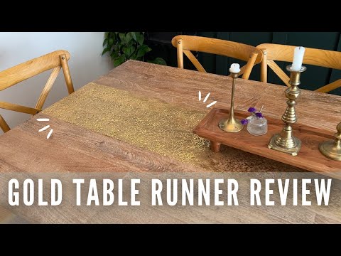 Gold Table Runners Cheap