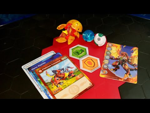 Bakugan Evolutions: Pyrus Platinum Colossus Power Up Pack Unboxing & Review