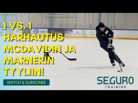 Tee 1 vs. 1 harhautus ristiaskelten avulla McDavidin ja Marnerin tyyliin - rytmin muutos