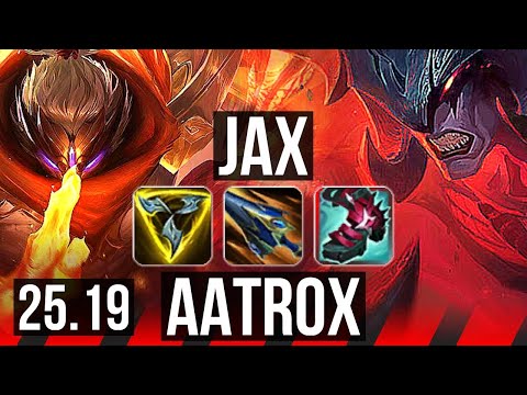 JAX vs AATROX (TOP) | 9/1/4, Legendary | NA Challenger | 25.19