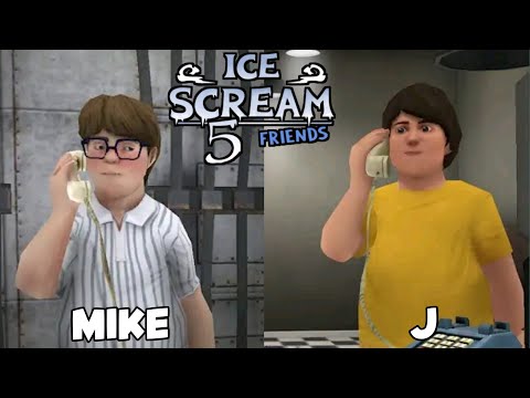 GAWAT J DAN MIKE DALAM BAHAYA! MEREKA DIKEJAR ROD - Ice Scream 5 Horror Neighborhood #1