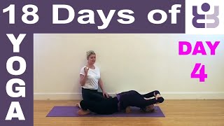 18 Days of Yoga - DAY 4. Iyengar Yoga Tutorial