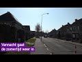 Let op! De klok gaat een uur vooruit