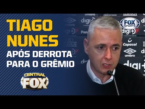 “NÓS PERDEMOS MUITOS DUELOS INDIVIDUAIS HOJE”, Diz Tiago Nunes após derrota para o Grêmio