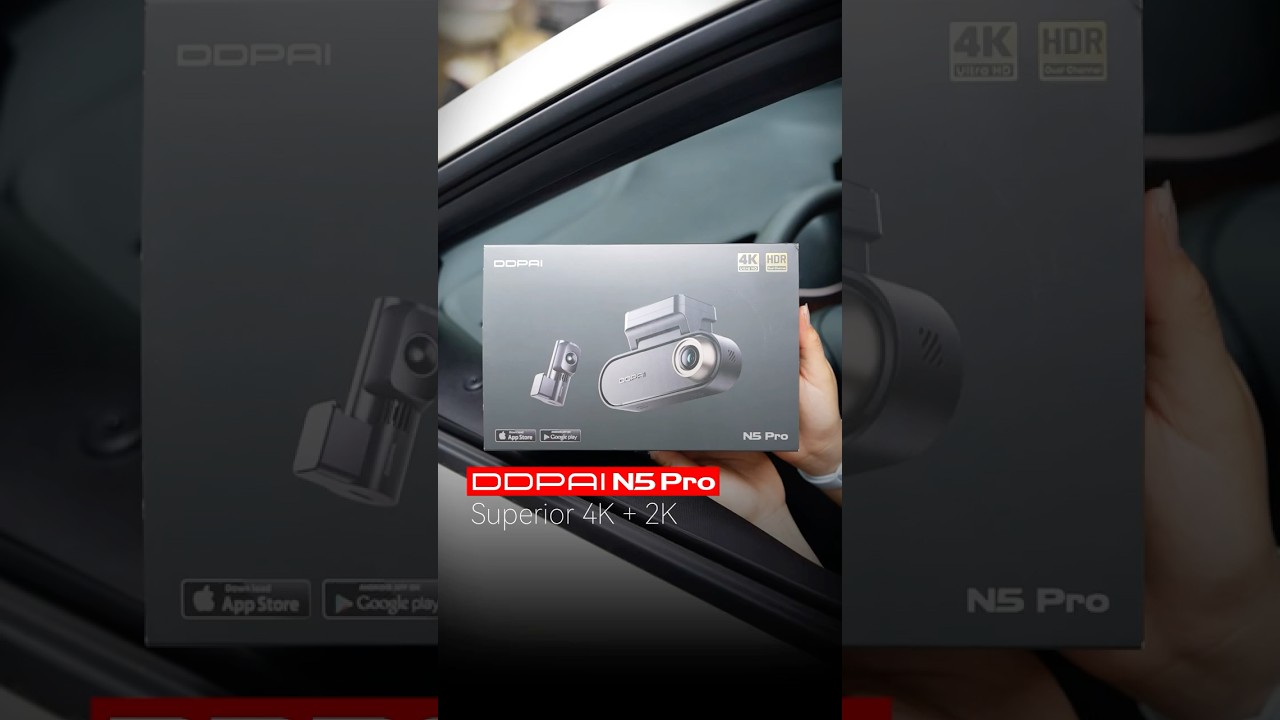 4K+2K Dual HDR clarity + 4G Remote Control + Radar Parking Mode.The DDPAI N5 Pro has it all!