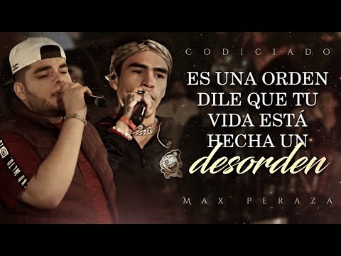 (LETRA) ¨TU CONCIENCIA¨ - Grupo Codiciado x Max Peraza (Lyric Video)