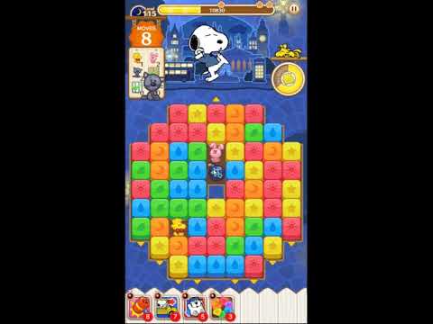 Snoopy Puzzle Journey Night Mode Level 115 - NO BOOSTERS 🐶🧩🧳 | SKILLGAMING ✔️